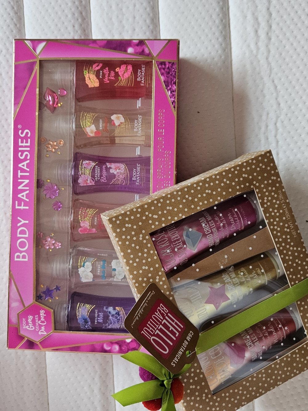 Fantasie Body Fantasies 3-Pack Fragrance Spray Set - Purple, Clear, Pink